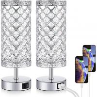 2 Brightever 3-Way Dimmable Touch Control K9 Crystal Table Lamps