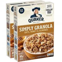 2 Quaker Simply Granola Oats