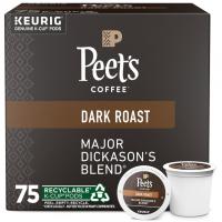 Peets Coffee Major Dickasons Blend K-Cup Coffee Pods 75 Pack