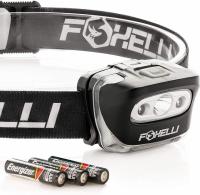 Foxelli Headlamp Flashlight