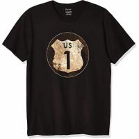 Hanes Mens Route 1 T-Shirt-Americana Collection