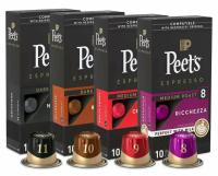 40 Peets Coffee Nespresso Capsules Variety Pack