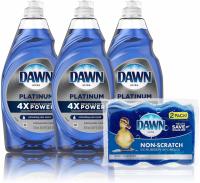 3 Dawn Ultra Platinum Liquid Dishwashing Soaps
