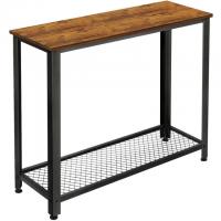 KingSo Industrial Console Table with Shelf