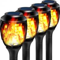 4 Grand Patio Outdoor Solar Torch Lights