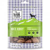 I and Love and You Nice Jerky Bites Grain Dog Treats