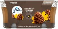 2 Glade Cashmere Woods Candle Jar