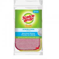 2 Scotch-Brite Dobie Scrub and Wipe Cloths