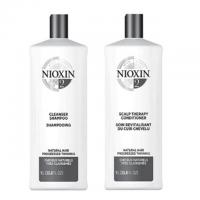 Nioxin System 2 Cleanser and Scalp Shampoo and Conditioner