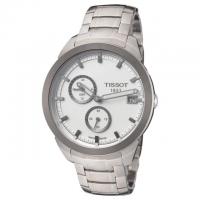 Mens Tissot Titanium GMT 43mm Bracelet Watch