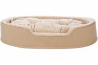 Large Harmony Cuddler Orthopedic Dog Bed in Khaki
