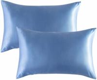 2 Bedsure Essentials Satin Pillow Cases