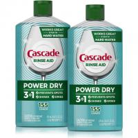 2 Cascade Power Dry Dishwasher Rinse Aid