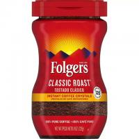 Folgers Classic Roast Instant Coffee Crystals