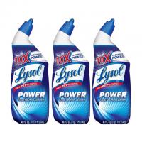 3 Lysol Power Toilet Bowl Cleaners