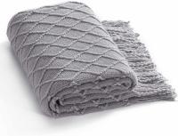 Bedsure Woven Knit Throw Blanket