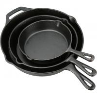 Ozark Trail Pre-Seasoned Cast Iron Skillet Set