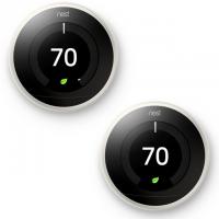 2x Google Nest 3rd Generation Learning Thermostats