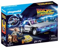 Playmobil Back to The Future DeLorean Playset with Working Lights