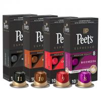 100 Peets Coffee Nespresso Espresso Capsule Pods