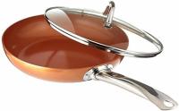 Copper Chef 10in Round Frying Pan with Lid