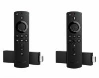 2 Amazon Fire TV Stick 4K with Alexa and Voice Remote