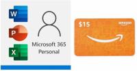 Microsoft 365 Personal 12 Month Subscription with Gift Card