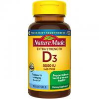90 Nature Made Strength Vitamin D3 5000 IU