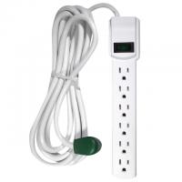 GoGreen Power 12ft 6-Outlet Surge Protector