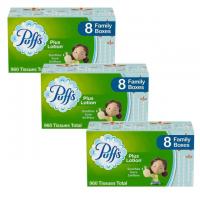 Puffs Plus Lotion Facial Tissues 24 Pack