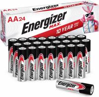 24 Energizer AA Batteries Double A Max Alkaline Batteries