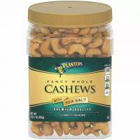Planters Fancy Whole Cashews with Sea Salt 33oz