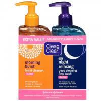 2 Clean and Clear Day and Night Face Cleanser