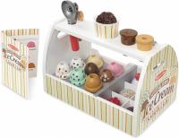 Melissa and Doug Wooden Scoop and Serve Ice Cream Counter