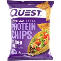 12 Quest Nutrition Tortilla Style Loaded Taco Protein Chips