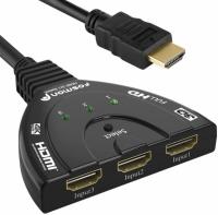 3-Port HDMI 4K Switch with Automatic Switching