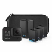 GoPro HERO8 Camera + Dual Battery Charger + 3 Batteries