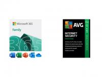 Microsoft 365 Family Subscription + AVG Internet Security