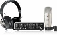 Behringer U-Phoria Studio Pro Recording Podcasting Bundle