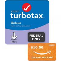 TurboTax Deluxe 2021 + Amazon Gift Card