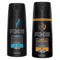 2 Axe Mens Body Spray or Deodorants