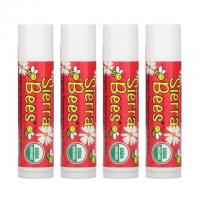 12 Sierra Bees Lip Balms + Sanitizing Kit