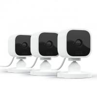 3-Pack Blink Mini 1080p HD Indoor Smart Security Camera
