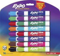 16 Expo Low-Odor Dry Erase Markers