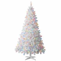6.5ft Holiday Time Pre-Lit 300 Multi-Color Incandescent Christmas Tree