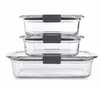 Rubbermaid Brilliance Glass Food Storage Containers