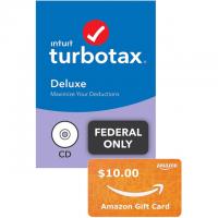 Intuit TurboTax 2021 Tax Software with Amazon Gift Card