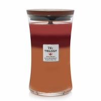 WoodWick Trilogy Autumn Harvest Large Hourglass Candle