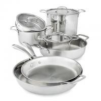 Belgique Stackable Stainless Steel Cookware Set