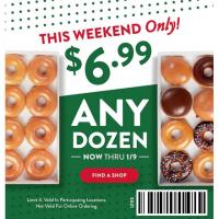 Krispy Kreme Dozen Doughnuts